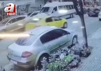 Bursa'da zincirleme kaza kamerada
