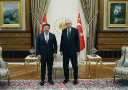 Başkan Erdoğan TESK Genel Başkanı Yiğiner'i kabul etti