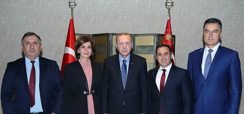 Başkan Erdoğan'dan önemli kabul