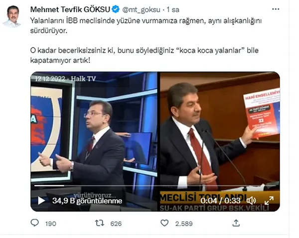 Ekrem İmamoğlu'nun 'engelleniyoruz' yalanı bir kez daha çöktü! Mehmet Tevfik Göksu sayı verdi: 51 dosyanın 50 tanesine ‘evet’ demişiz - 2