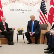 Erdoğan-Trump görüşmesinden fotoğraflar