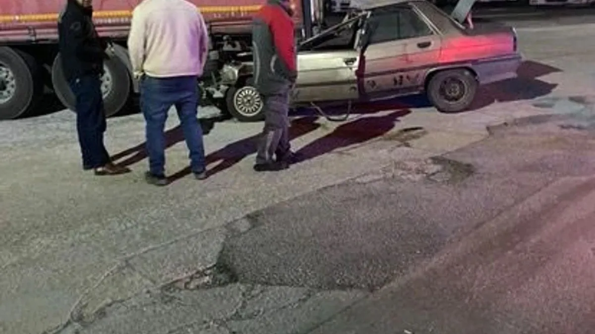 Ankara'da feci kaza! TIR'a arkadan çarptı