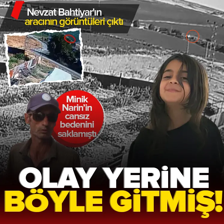 Nevzat Bahtiyarın aracının görüntüleri kamerada!