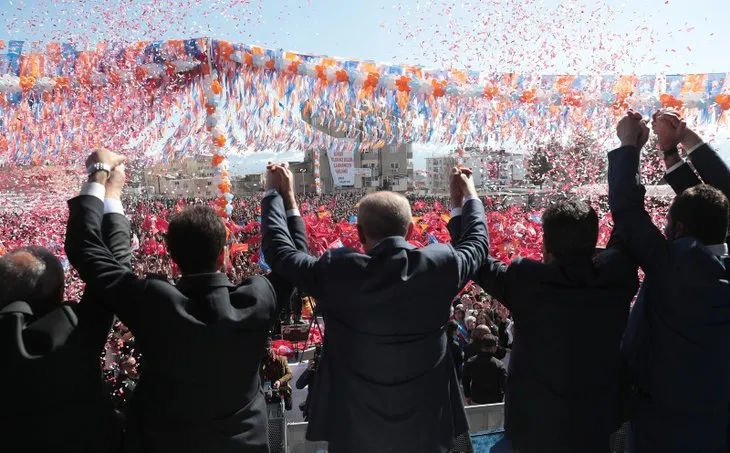 Başkan Erdoğan'a Şırnak'ta sevgi seli