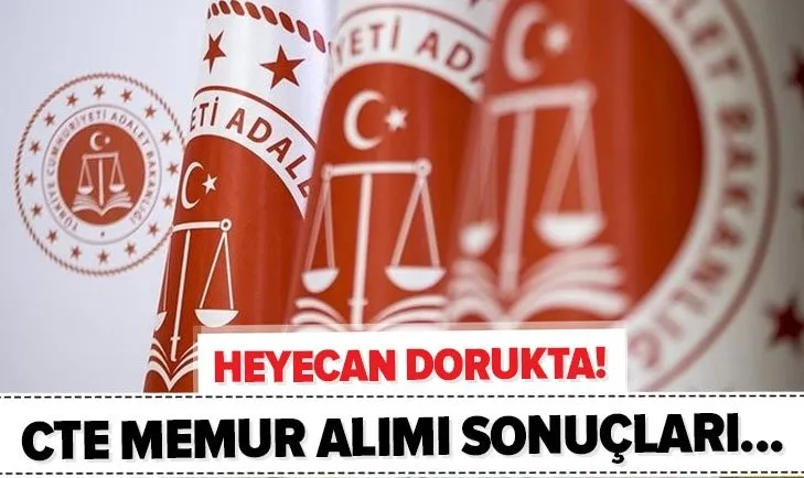 Adalet Bakanlığı memur alımı sonuçları ne zaman açıklanacak? CTE 400 idare memuru alımı sözlü sınav ve mülakat...