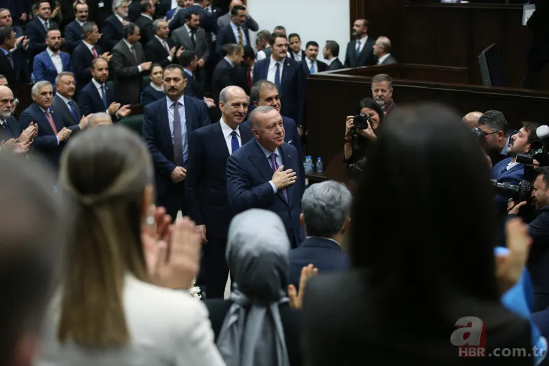 Başkan Erdoğan partilileri selamladı! O anlar böyle görüntülendi... 14