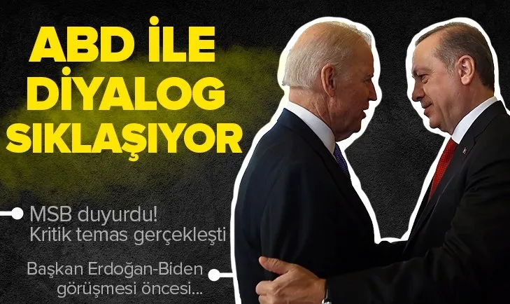 Biden-Erdoğan görüşmesi öncesi flaş temas!