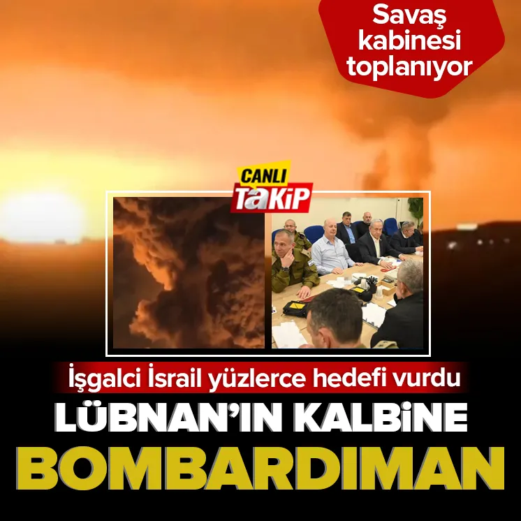Lübnanın kalbine bomba yağıyor