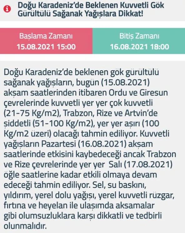 Meteoroloji ve AFAD'dan 11 ile sağanak uyarısı! Sel ve su baskınları bekleniyor - 5