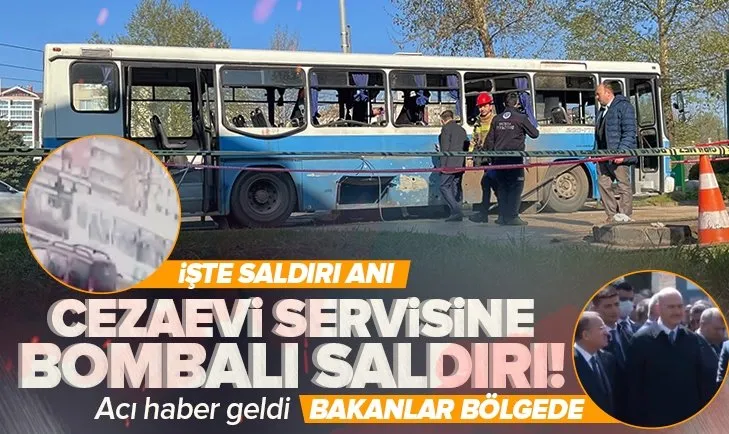 Bursa’da memurları taşıyan otobüse saldırı!