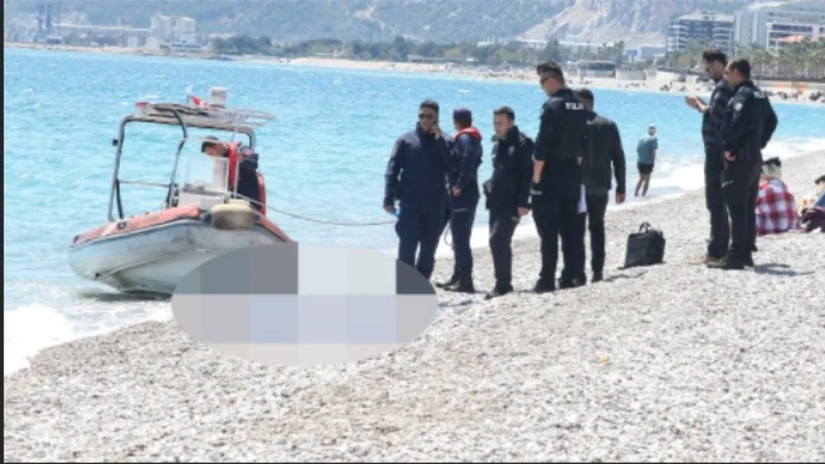 Antalya'da denize giren bir kişi boğuldu