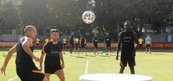 Galatasaray çift idman yaptı