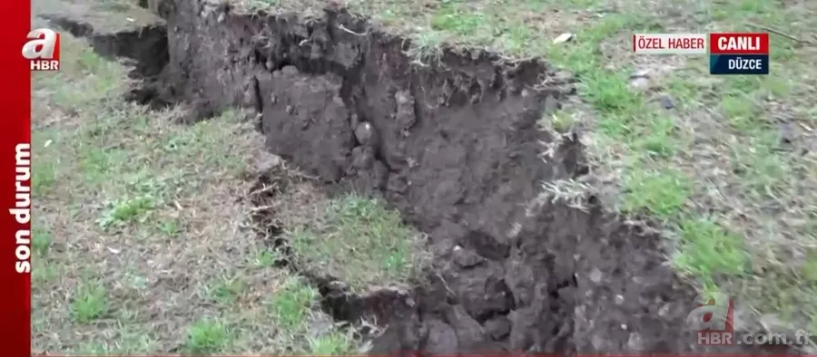 Düzce’de 5,9 büyüklüğündeki depremin izleri ortaya çıktı! İşte 5,9’luk depremin fay kırığı 18