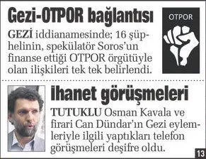Gezi olaylarında OTPOR etkisi! İhanet görüşmeleri deşifre oldu