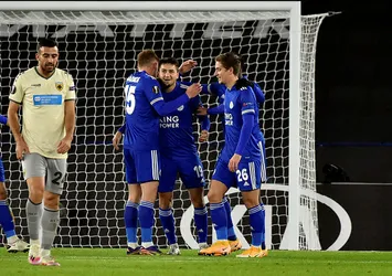 Cengiz Ünder Leicester City'deki ilk golünü Yunan temsilcisine attı