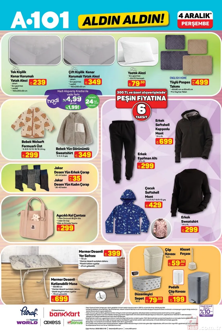 A101’de Yılbaşı hazırlıkları başladı! 4 Aralık’ta hangi ürünler indirimde? 10