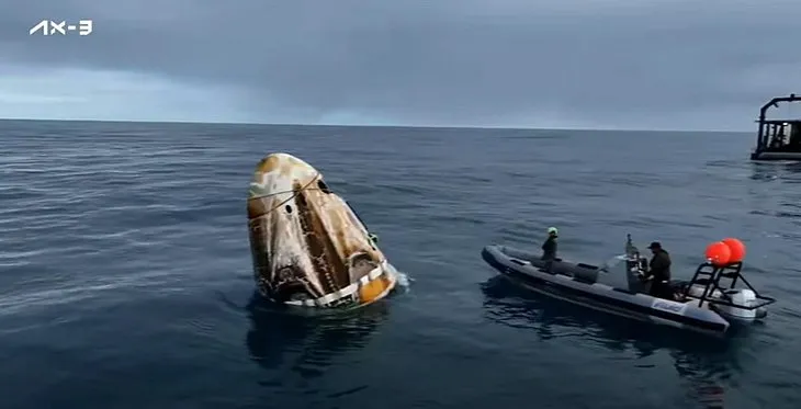 İlk Türk astronot Alper Gezeravcı Dünya'ya döndü! İşte o tarihi görüntüler