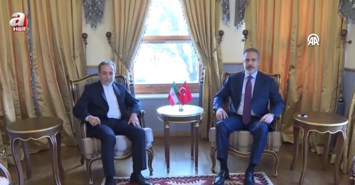 Bakan Fidan İranlı mevkidaşı ile görüştü!