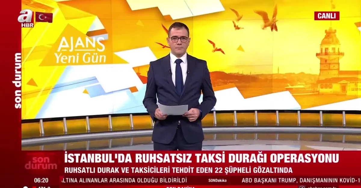 Ruhsatsız taksi durağı operasyonu!