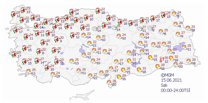 Meteorolojiden o iller için son dakika sağanak yağış uyarısı | İstanbul İzmir Ankara... - 6