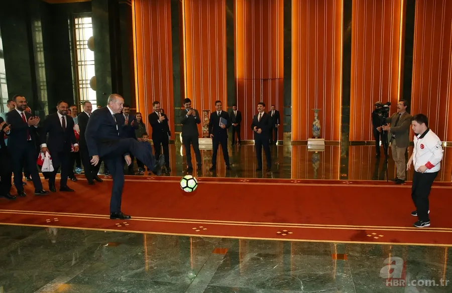 Erdoğan'dan anlamlı kabul 4