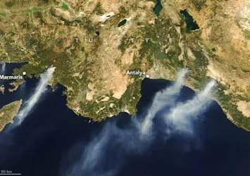 NASA'dan Türkiye'deki yangınlar hakkında flaş açıklama
