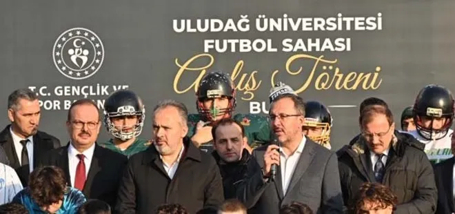 Bursa Büyükşehir Belediyesi’nden üniversiteye futbol sahası