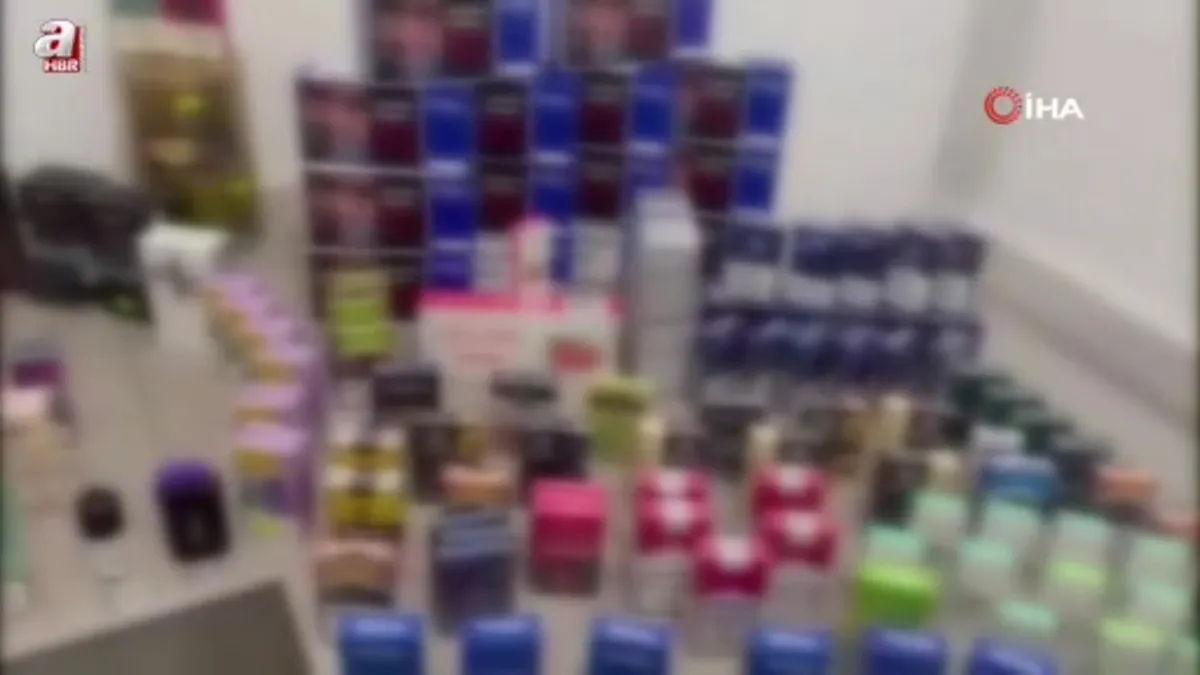 17 bin 800 adet makaron ele geçirildi