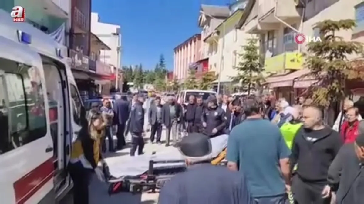 Karabük'te motosiklet yayaya çarptı