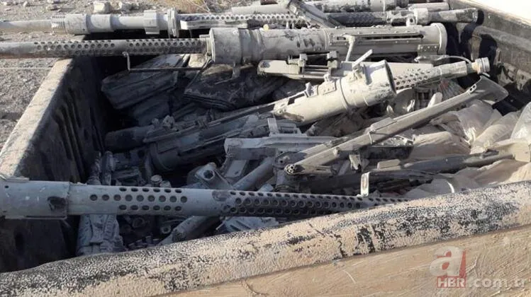 Terör örgütü PYD, Tel Abyad'ı silah deposuna çevirmiş! İşte Barış Pınarı Harekatı'ndan kritik fotoğraflar... 8