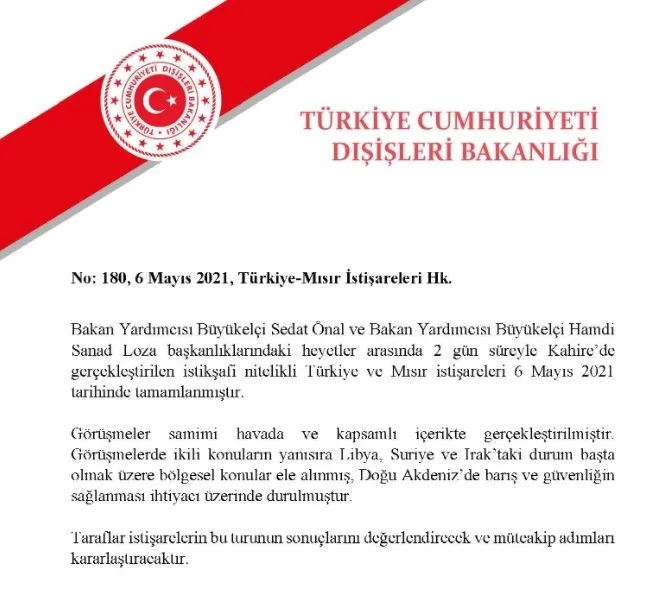 Türkiye ile Mısır arasında 8 yıl sonra ilk temas! Dışişleri Bakanlığı: Görüşmeler samimi havada gerçekleşti - 3