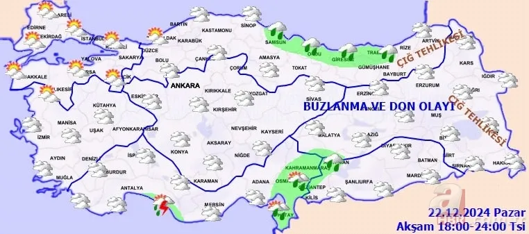 Meteoroloji tek tek uyardı: Sağanak yağış, kuvvetli rüzgar, buzlanma, çığ... Saatte 60 km hızla radara yansıdı! 10