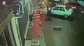 Tekirdağ’da feci kaza kamerada