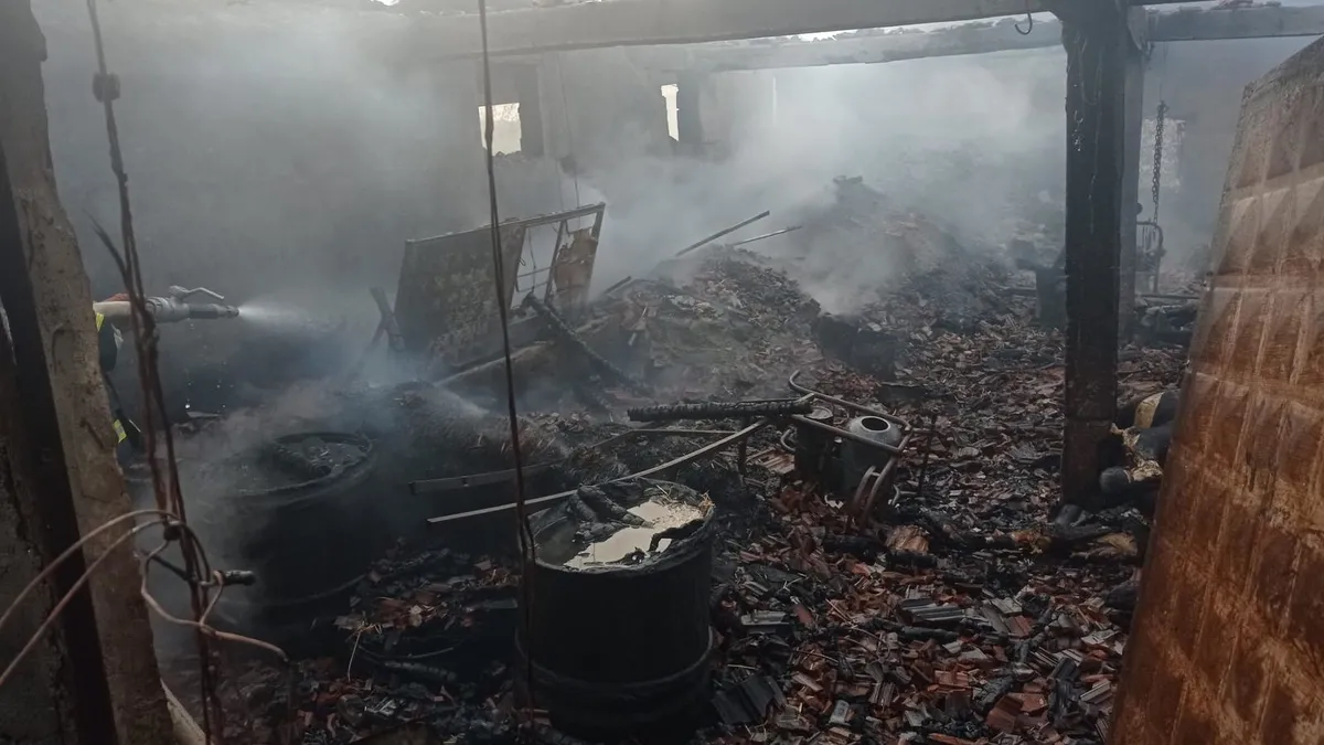 Edirne’de ahır yangını: 6 inek ve 5 keçi öldü