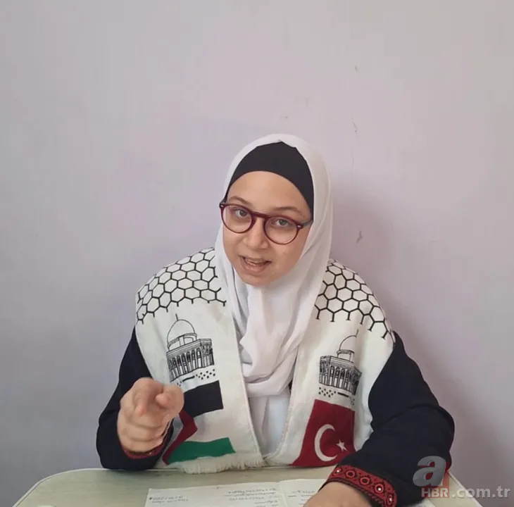 12 yaşındaki Gazzeli Tasnim Olwan’dan Başkan Erdoğan’a Türkçe mektup: Mazlumları savunma konusunda sizden daha iyi bir başkan görmedik