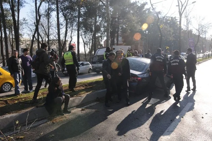 Cumhurbaşkanı Erdoğan’ın konvoyunda kaza