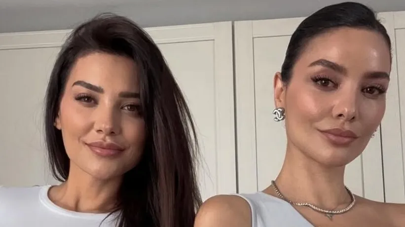 Hazal Filiz Küçükköse ikiziyle paylaştı! Görenler ayırt edemedi