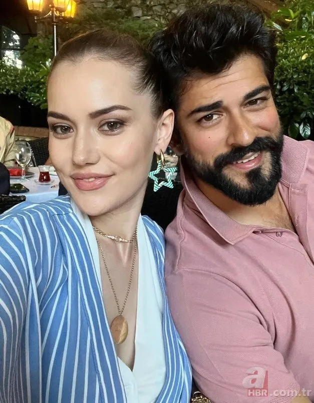 Bebek göründü! Fahriye Evcen’den büyüyen karnıyla ilk poz geldi