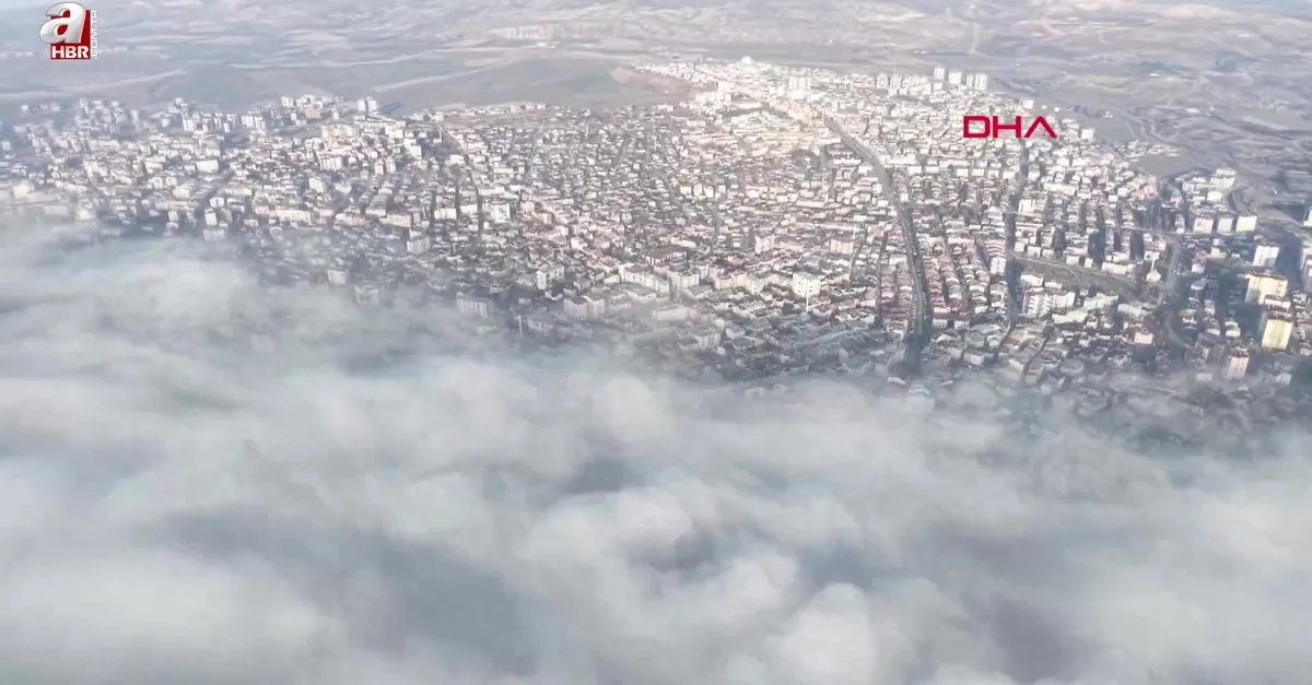 Sivas'ta yoğun sis etkili oldu