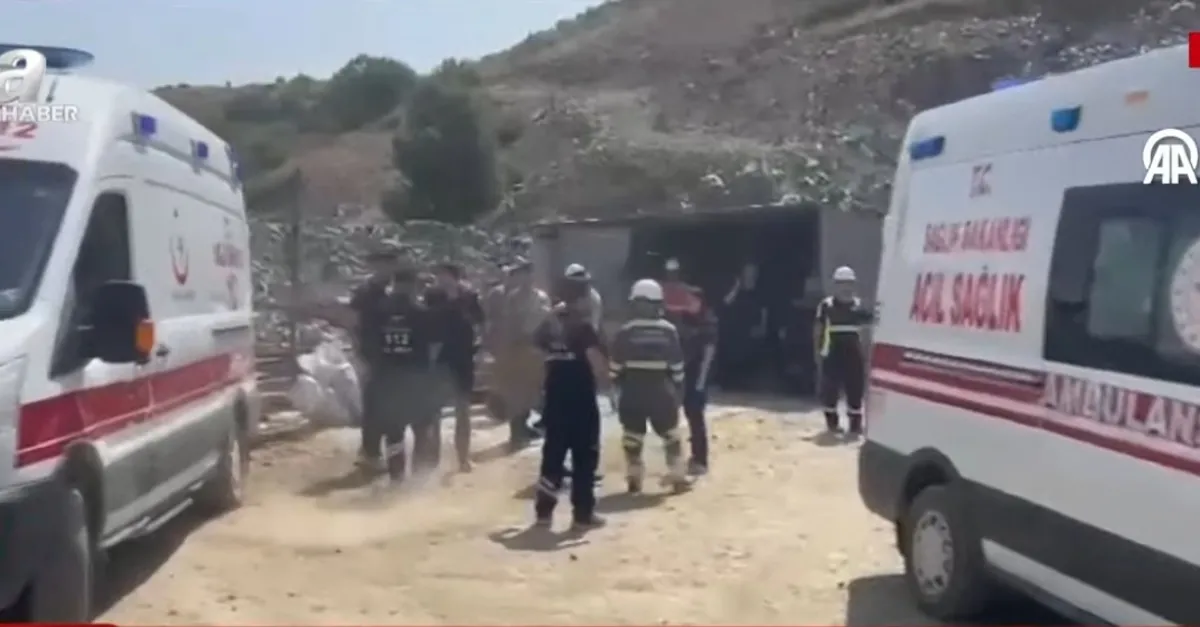 Elazığ'da maden ocağında göçük!
