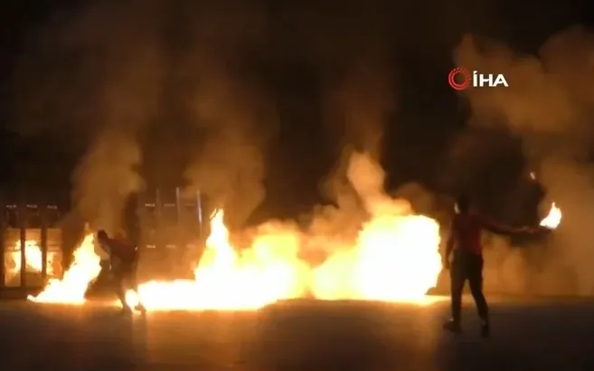 Çevik kuvvet anında müdahale etti! İşte o anlar