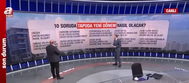 Tapuda yeni dönem! Değer artışı kazancı nasıl hesaplanıyor? İşte 10 soru ve cevapta merak edilenler