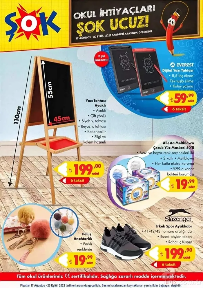 BİM, A101, ŞOK okul kırtasiye ürünleri ne zaman gelecek? BİM ve A101'e kırtasiye malzemeleri geldi mi? Aktüel ürünler... 19
