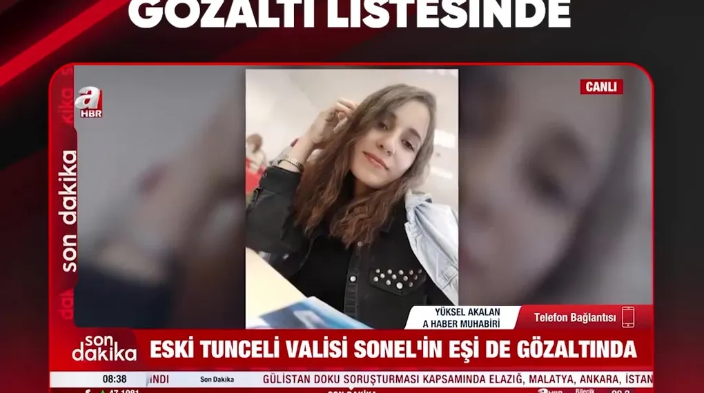 ESKİ VALİNİN EŞİ DE GÖZALTI LİSTESİNDE