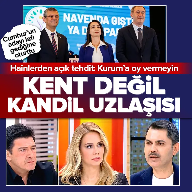 Murat Kurum’dan CHP ve DEM ittifakına net yanıt