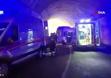 Tunceli’de o tünelde yine kaza: 1 yaralı
