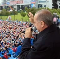 Cumhurbaşkanı Erdoğanın seçim manifestosunu açıkladığı tarihi günden fotoğraflar