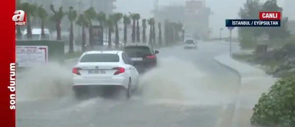 Son dakika | İstanbul'da sağanak yağış hayatı felç etti - 5