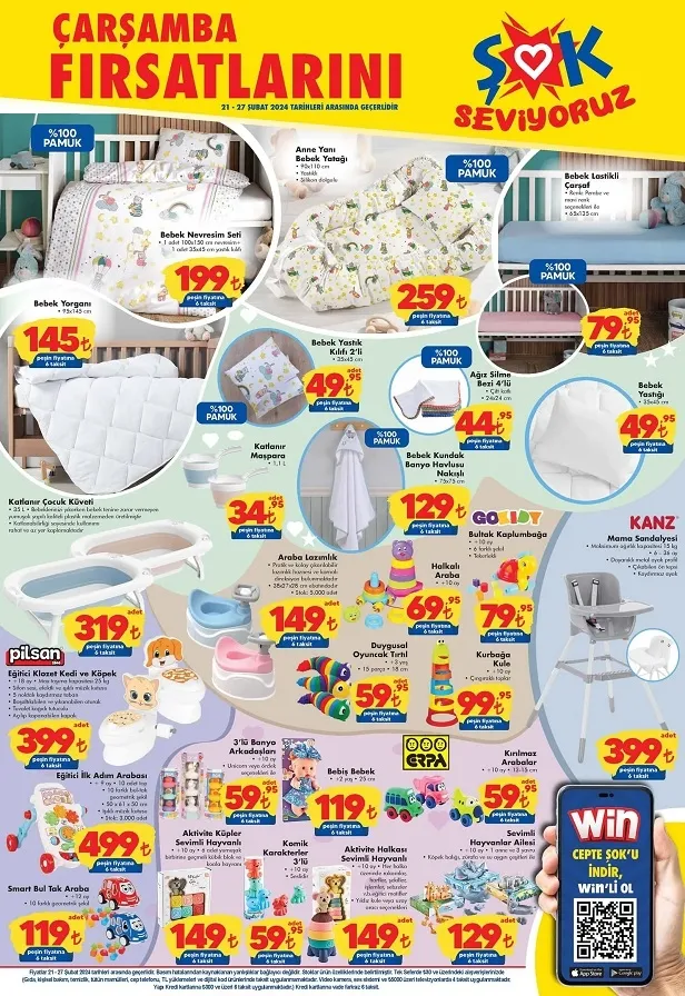ŞOK 29 ŞUBAT AKTÜEL ÜRÜNLER KATALOĞU: Yeni doğan bebek için neye ihtiyacınız varsa ŞOK’ta! İşte haftanın indirim kataloğu - 2