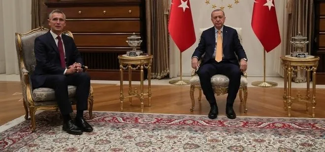 Son dakika: Başkan Erdoğan NATO Genel Sekreteri Stoltenberg’i kabul etti